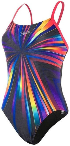 Strój kąpielowy Speedo DIGITAL Black/Orange