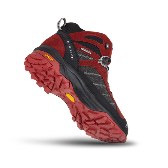 Męskie buty hikingowe BERGSON KADAM Mid STX AW25 red