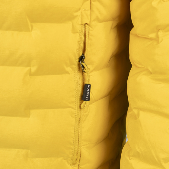 Kurtka Primaloft Męska BERGSON SOLACE Mustard