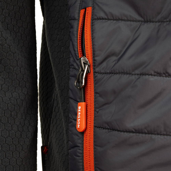  Męska Bluza Hybrydowa Bergson MUDDUS HB Black