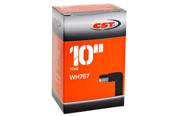 Dętka do wózków hulajnóg z giętym zaworem CST 10x2 WH767 AV TB-CS113H