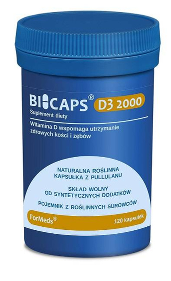 Formeds  BICAPS Witamina D3 2000 # 120 kapsułek