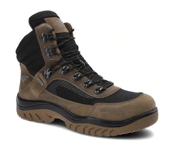 Męskie buty trekkingowe 4F H4Z21 OBMH253 oliwkowe