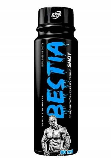 6PAK BESTIA MOCNA PRZEDTRENINGÓWKA SHOT 80ml