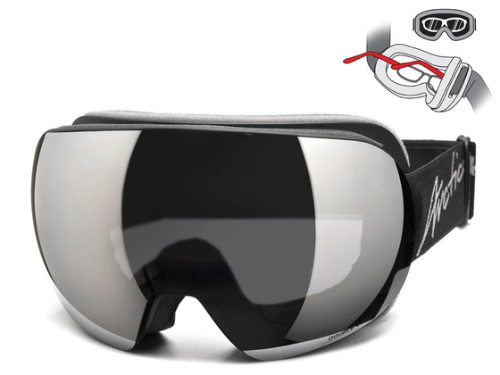 Gogle narciarskie na okulary korekcyjne Arctica G-104