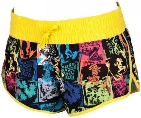 Szorty kąpielowe Arena Indios czarno żółte