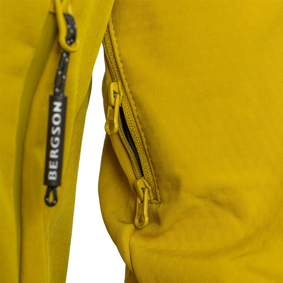 Kurtka Softshell BERGSON VENTURA SS Canary