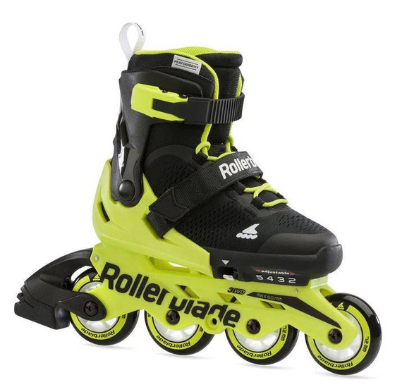 Rolki rekreacyjne ROLLERBLADE Microblade black/neon yellow