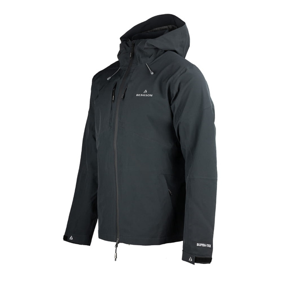 Męska kurtka membranowa BERGSON STORMVAULT STX Black