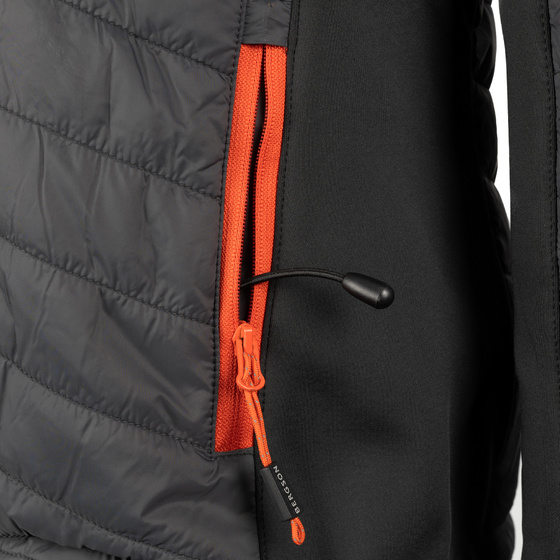 Bluza Hybrydowa Damska BERGSON VITALPEAK HB Antracyt