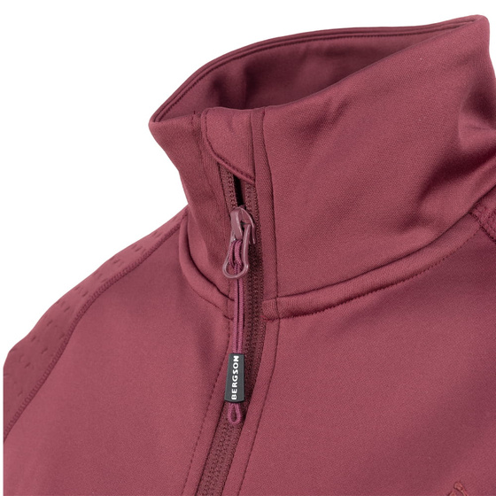Bluza damska Bergson AEGIS BS VERSA-TEX burgundy