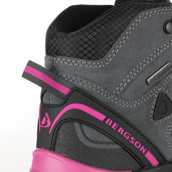 Damskie buty hikingowe BERGSON NYIKA Mid STXAW25 charcoal