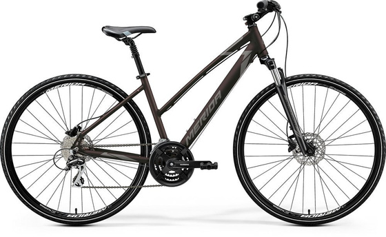 Rower crossowy Merida CROSSWAY 15-D LADY GLOSSY BLACK 2021