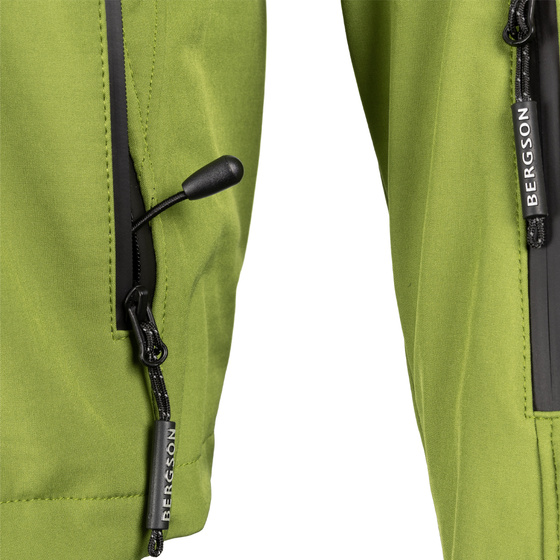 Kurtka Softshell męska BERGSON VARA SS Green