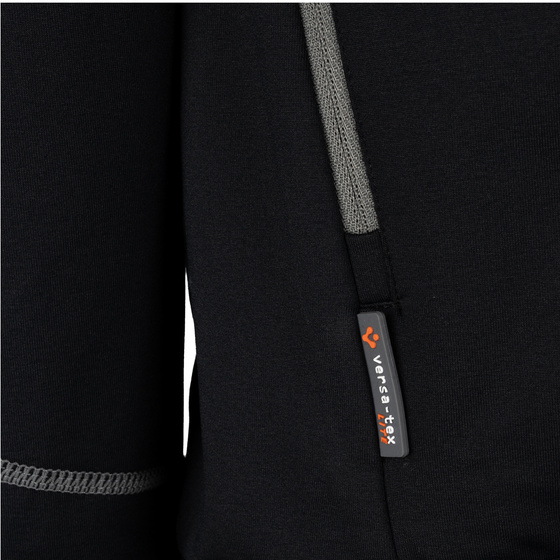 Bluza Damska  BERGSON SWIFTLAYER half zip VTX Black