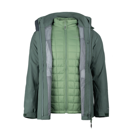 Kurtka Męska 3w1 BERGSON EVERFOLK 3in1 STX GREEN