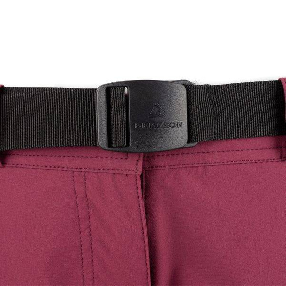  Spodnie Trekkingowe BERGSON 2w1 SNASA 4W NS 22 Zip-off Roddy Red