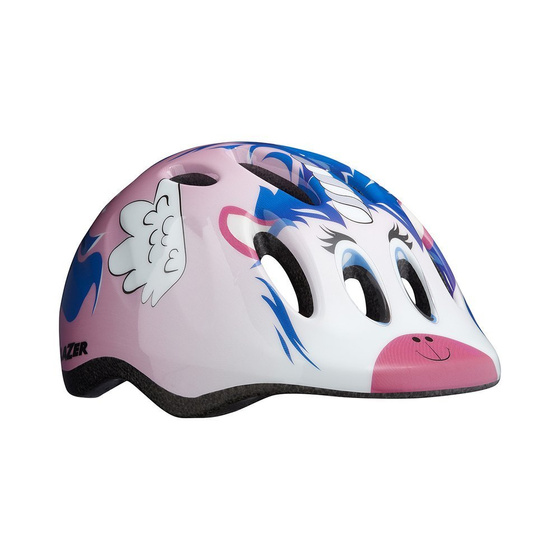 KASK ROWEROWY DZIECIĘCY LAZER MAX+ UNICORN 49-56cm