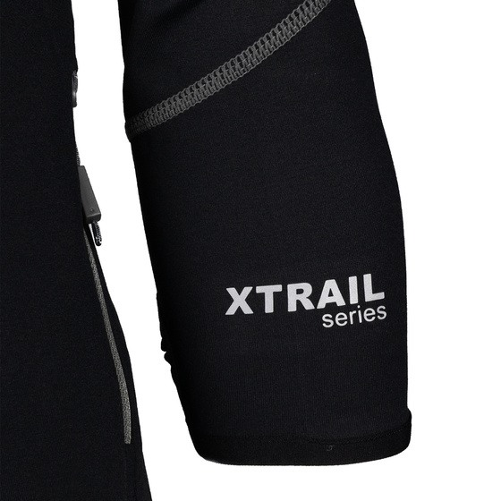 Bluza Damska  BERGSON SWIFTLAYER full zip VTX Black