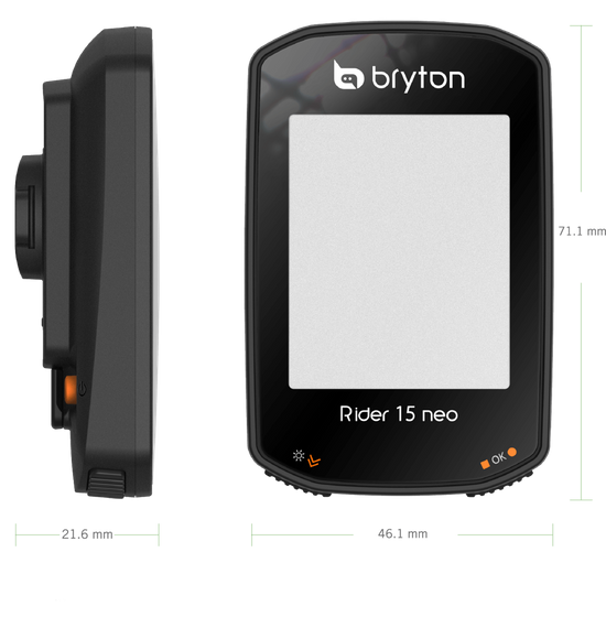 Komputer rowerowy GPS  BRYTON Rider 15 NEO