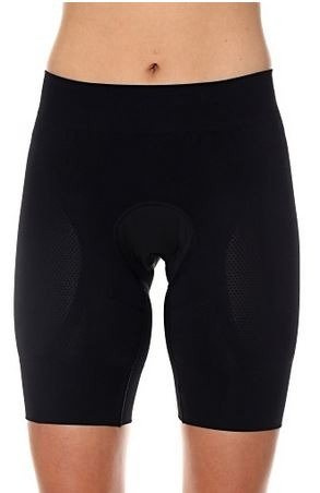 Damskie spodenki rowerowe z wkładką LB10210 czarne