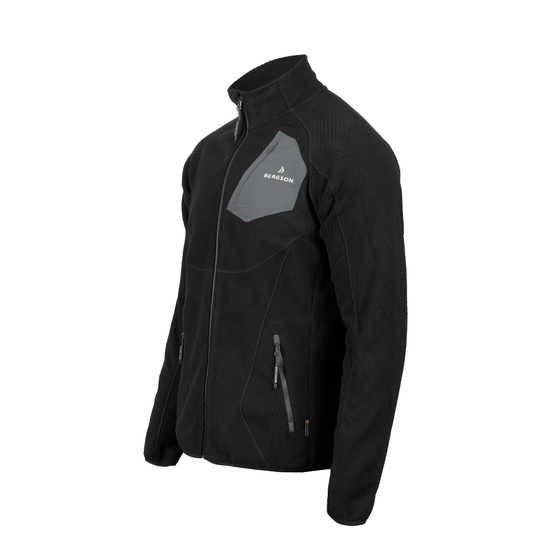 Męska bluza polarowa Warmpile BERGSON MISTBOUND Black