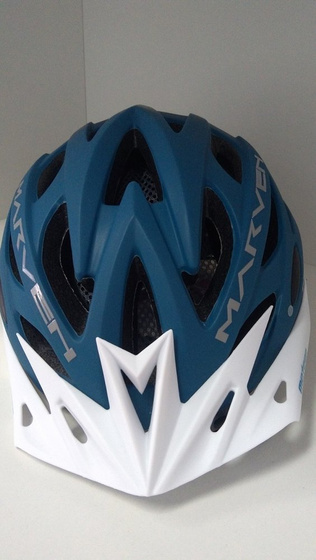 Kask rowerowy METEOR MARVEN morski/szary