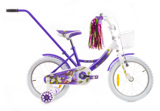 Rower dziecięcy Rock Kids JASMINE 16" purple/white