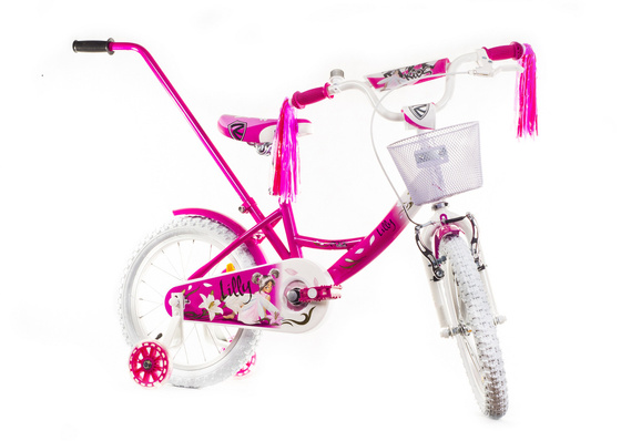 Rower dziecięcy Rock Kids LILLY 20" pink/white