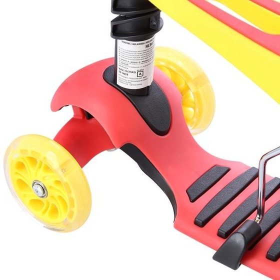 HULAJNOGA DZIECIĘCA NILS EXTREME HLB07 4w1 BLACK-YELLOW-RED