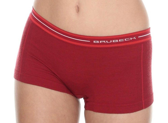 Damskie bokserki  Brubeck Active Wool BX10860 burgund