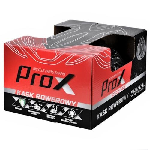 Kask rowerowy uniwersalny MTB PROX STORM pomarańczowy
