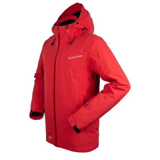 Męska kurtka narciarska BERGSON CARBON XMT Chinese Red