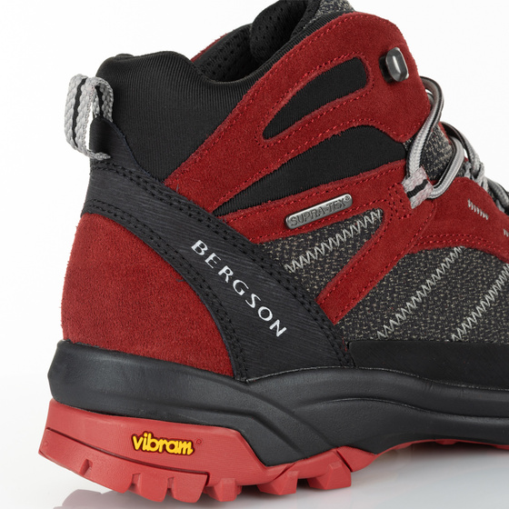 Męskie buty hikingowe BERGSON KADAM Mid STX AW25 red