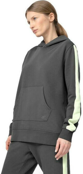 Damska bluza dresowa 4F H4L22 BLD010 antracyt
