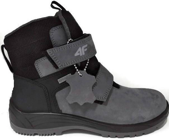 Buty dziecięce zimowe 4F HJZ21 JOBMW252 szare POLSKIE