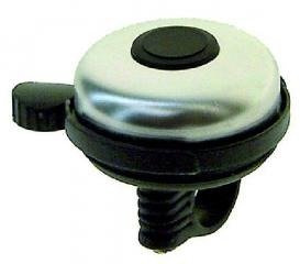Dzwonek rowerowy aluminiowy srebrny