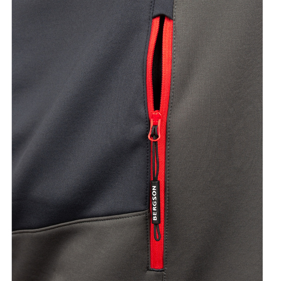 Męska bluza stretch BERGSON ACT ebony