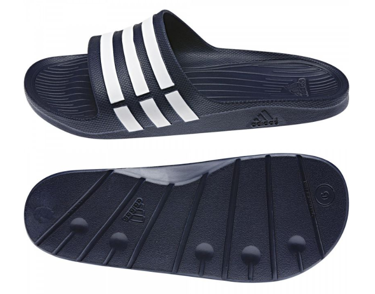 Klapki Adidas Duramo Slide G15892 granatowe | ON \ Obuwie \ Sandały i klapki MARKI \ Adidas SPORTY \ Pływanie \ Klapki/buty wody