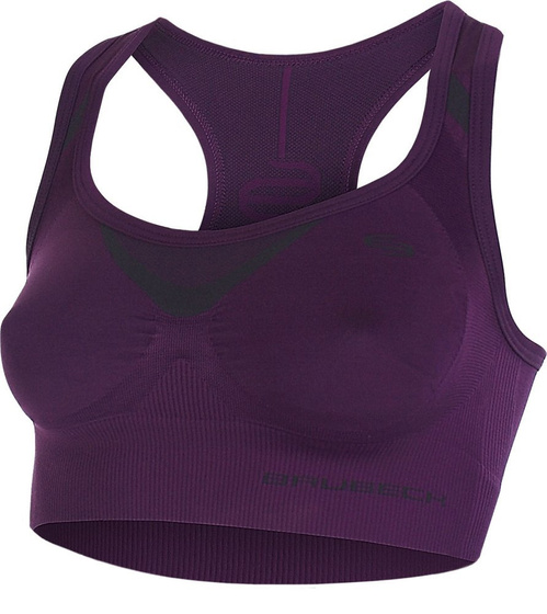 Damski sportowy Crop Top fitness BRUBECK  CR10070 purpura