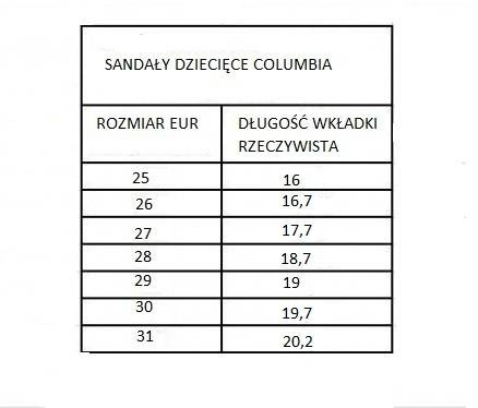 Dziecięce sandały Columbia Children Techsun Vent (032)