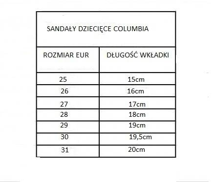 Dziecięce sandały Columbia Children Techsun Vent (426)