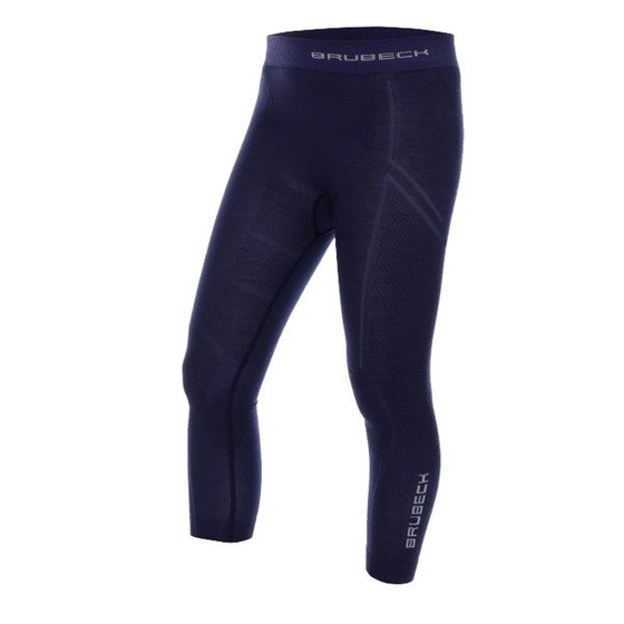 Dziecięce spodnie termoaktywne BRUBECK Active Wool LE12120 granat