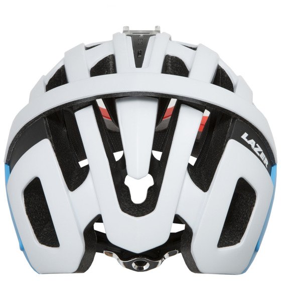 Kask rowerowy LAZER Revolution white/coral/blue