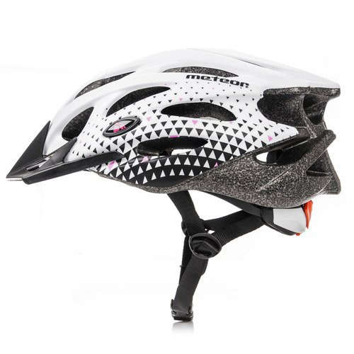 Kask rowerowy METEOR MV29 biało/czarny