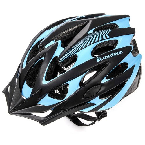 Kask rowerowy METEOR MV29 czarno-niebieski