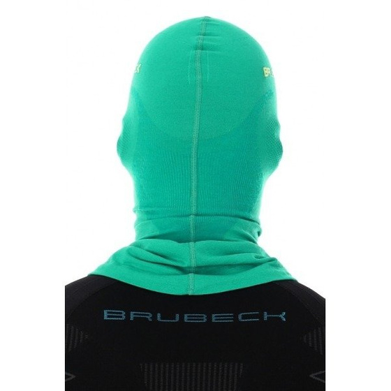 Kominiarka wełniana BRUBECK  KM10370 zielona