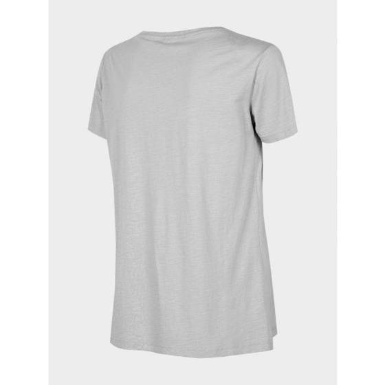 Koszulka oversize t-shirt 4F H4L22 TSD352 jasnoszara