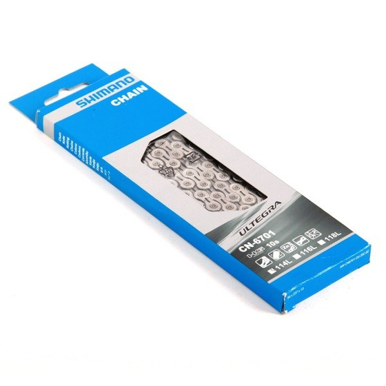 ŁAŃCUCH SHIMANO 10rz 114 ogniw CN-6701 + pin