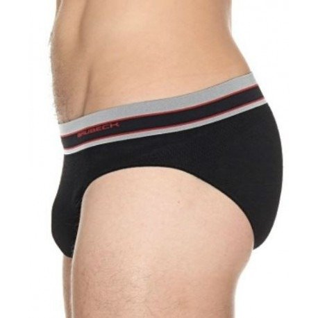Męskie slipy  BRUBECK Active Wool BE10110 czarne